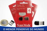 Mini Pendrive Sandisk 4GB